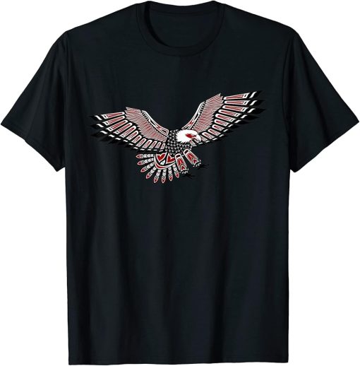 Native American Indian Eagle Totem Art Northwest T-Shirt